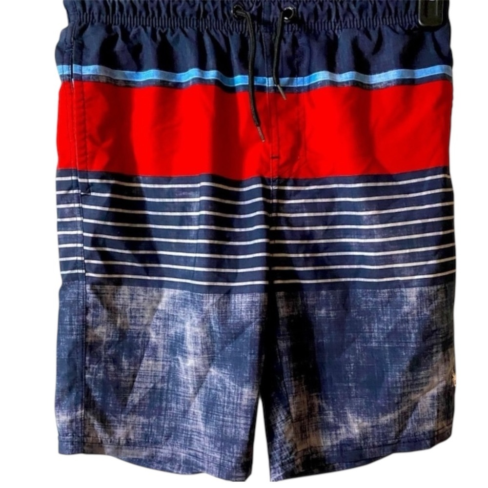 Spyder Board Shorts, Boys Tag Sz L, 14, 16, Americana, color block, geo